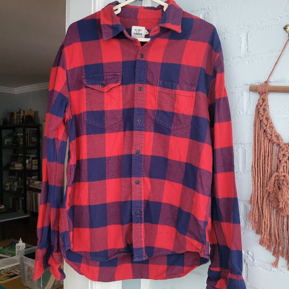 Medium Flint and Tinder Buffalo Plaid Shirt